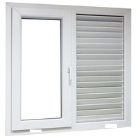 Stores de fenêtres en aluminium, pièces, double verrière