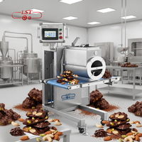 Système de contrôle PLC LST, nouvelle machine à chocolat en grappes, machine automatique personnalisée pour la fabrication de mélanges de chocolat aux cacahuètes, qualité alimentaire