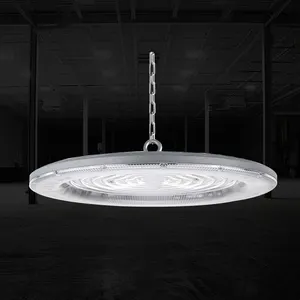 Fabrika depo tavan ışık süper parlaklık IP66 su geçirmez endüstriyel aydınlatma UFO led yüksek defne ışıkları