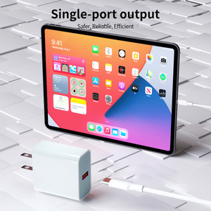 อะแดปเตอร์ชาร์จไฟ USB A US EU PLUG <span class=keywords><strong>20W</strong></span> ชาร์จเร็ว 5V 3A พร้อมพอร์ต USB 1 ช่อง สำหรับ <span class=keywords><strong>XS</strong></span>/XR/<span class=keywords><strong>XS</strong></span> MAX และแท็บเล็ต - Product Image 5