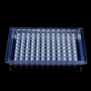Placa de Cultivo Bacteriano Desechable de 96 Pocillos, Fondo Plano Transparente, Fábrica de Instrumentos Bioquímicos Xincheng, Distrito de Jiangyan - Product Image 1