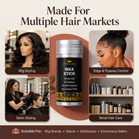 Cera para el Cabello en Barra al por Mayor: Fijación Fuerte y Acabado Suave para Cabellos Rebeldes, Cabellos de Bebé, Bordes y Pelucas