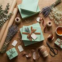 Caja de Regalo Rígida con Diseño Floral Impreso Personalizado, con Lazo de Cinta de Seda, Caja de Embalaje de Cartón de Lujo para Regalos de Boda y Cosméticos