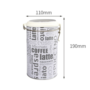 Tùy Chỉnh Trà Hộp Thiếc Cà Phê Tin Canister Kim Loại Bao Bì <span class=keywords><strong>Container</strong></span> Cho Loose Lá Đậu Món Quà Lưu Trữ Kín - Product Image 2