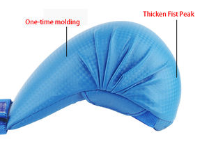 Sarung Tangan Karate Profesional Woosung Gratis Ongkir, Peralatan Latihan Produsen Karate, Disetujui WKF, Sarung Tangan Karate Biru - Product Image 2