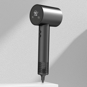 Secador de pelo profesional de 1500w con pantalla táctil, montable en pared, portátil, con alta velocidad de viento y iones negativos para el hogar y peluquerías. - Product Image 3
