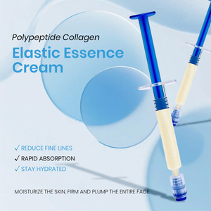 Crème d'essence élastique au collagène enrichie en peptides, nourrit en profondeur, améliore l'élasticité et la fermeté, crème de soin pour la peau - Product Image 4