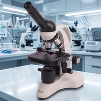 Phenix PH20 40x-640x Monocular Biological Microscope for Students Medical Laboratory Microscope