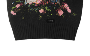 Printemps Nouveau Vintage French Embroidery Crew Neck Women's Knitted Vest - Product Image 5