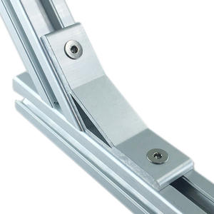 Profilé en aluminium industriel, support d'angle à 45 degrés, connecteur de support d'angle à 135 degrés, accessoire - Product Image 6