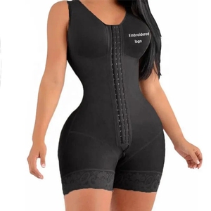 Gaine de récupération post-partum à fermeture avant, body sculptant effet sablier, couvrant la poitrine, Fajase Colombiana pour femme avec fermeture éclair à l'entrejambe - Product Image 2