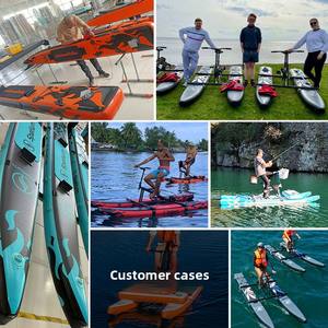 Bicicletta Acquatica Gonfiabile Monoposto in PVC Personalizzata per Uso in <span class=keywords><strong>Mare</strong></span> e Parchi Acquatici - Product Image 6