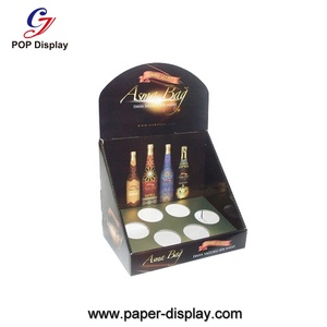 Khách Hàng Logo In Ấn Tông Bán Lẻ Countertop Hiển Thị Cho Trang Điểm Son Môi Mỹ Phẩm Truy Cập Giấy PDQ Hiển Thị Với Divider - Product Image 2