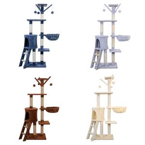 Árbol de juguete para <span class=keywords><strong>gatos</strong></span>, mueble rascador de madera para actividades de escalada, seguro, Natural, grande, nuevo diseño - Product Image 5