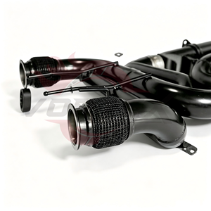 Kit d'échappement complet droit noir Vortex SS304 avec collecteur et silencieux pour McLaren 720S 765LT 4.0T V8 2017-2023 – Kits de tuning à montage direct - Product Image 6