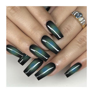 <span class=keywords><strong>Uñas</strong></span> <span class=keywords><strong>Postizas</strong></span> de Diseño Personalizado, <span class=keywords><strong>Transparentes</strong></span>, <span class=keywords><strong>con</strong></span> <span class=keywords><strong>Mariposas</strong></span> Metálicas, Accesorios Láser, Punta Francesa, Pedrería Brillante, Duraderas, <span class=keywords><strong>Uñas</strong></span> a Presión - Product Image 5