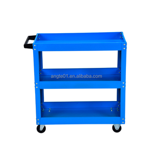 Precio más barato <span class=keywords><strong>3</strong></span> capas carros de mano reparación de automóviles espesar Metal caja de herramientas de acero banco de trabajo móvil carro de herramientas con ruedas - Product Image 6