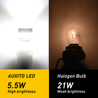   Bombillas LED 1157 2057 2357 7528 BAY15D, Luces LED para Reversa, Intermitentes, Freno y Luces Traseras, 6000K Blanco