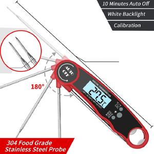 Wholesale Griller Instant Read Meat Digital <b>Thermometer</b> Waterproof with Backlight & Calibration for Kitchen Outdoor Cooking BBQ - Product Image 6