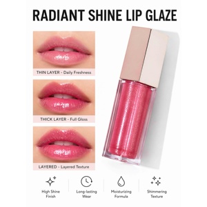Gloss à lèvres brillant longue durée, repulpant naturel, hydratant, longue tenue, rapide, végétalien, personnalisable, marque privée - Product Image 1