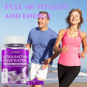 Mejor precio Cws puro antioxidante resveratrol liposomal Haematococcus Pluvialis extracto 5% gomitas de astaxantina natural para la salud - Product Image 2