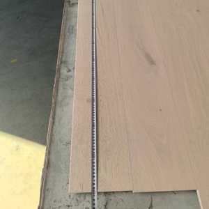 Instalación Rápida, Piso de Madera Maciza 2G Click, Madera de Roble Blanco Europeo Cepillada, Piso de Parqué de Madera Sintética - Product Image 3