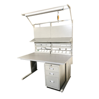 Table d'atelier industrielle ESD pour ligne de production Leenol