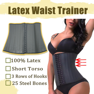 Corset amincissant en latex 25 baleines pour femme, Gaines amincissantes sous la poitrine, Fajas Colombianas, Gaines pour ventre plat, Effet sablier, Corsets - Product Image 5