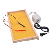 BAIFENG BEE Elektrischer Wachseinleger mit Clips, Bienenwachs-Einleger-Transformator für die Imkerei, Bienenstockrahmen-Einleger
