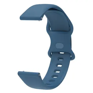 Pulseira de relógio de silicone, pulseira de borracha 20mm 22mm esportiva para samsung watch
