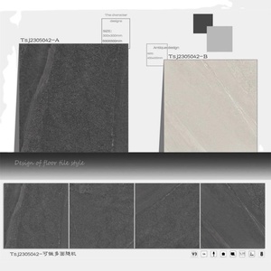 Carrelage en porcelaine antidérapant aspect <span class=keywords><strong>pierre</strong></span> mat, prix usine Chine, pour projets d'aménagement intérieur de halls d'hôtels - Product Image 1