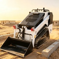 Mini-chargeuse compacte avec plusieurs options de puissance (15 kW, 16,8 kW, 25,74 kW) pour répondre à divers besoins de travail