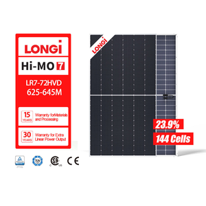 แผงโซลาร์เซลล์แบบกระจกสองชั้น Himo X10 LR7-72HVD-645M HPBC2.0 N-Type Half Cell 645W ประสิทธิภาพ 23.9% พลังงานแสงอาทิตย์ LR7-72HVD-645M 645W P - Product Image 1
