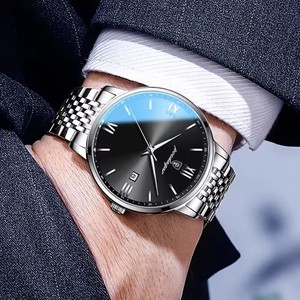POEDAGAR Brandneue Sportuhr für Herren Edelstahl Quarz Datum Herren-Armbanduhr Top Luxus Wasserdichte Uhren für Männer <span class=keywords><strong>826</strong></span> - Product Image 4