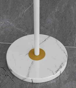 Lámpara de pie de altura ajustable moderna para decoración del hogar, lámpara de <span class=keywords><strong>plumas</strong></span> de lujo, lámpara de pie con Base de mármol para decoración para sala de estar - Product Image 5