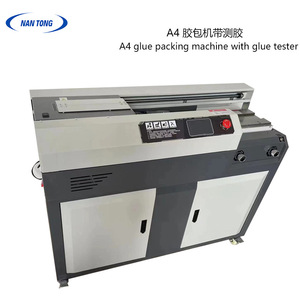 Máquina de encuadernación con pegamento NanTong A3 220V 2200W semiautomática con pantalla táctil capacitiva para equipos de postimpresión - Product Image 2