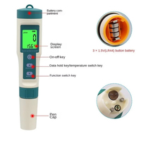 8 in 1 Digital Water Quality TDS/EC/PH/ORP Temp Meter Analysis Instruments Hydrogen-rich Drinking Water Tester PH Test Pen