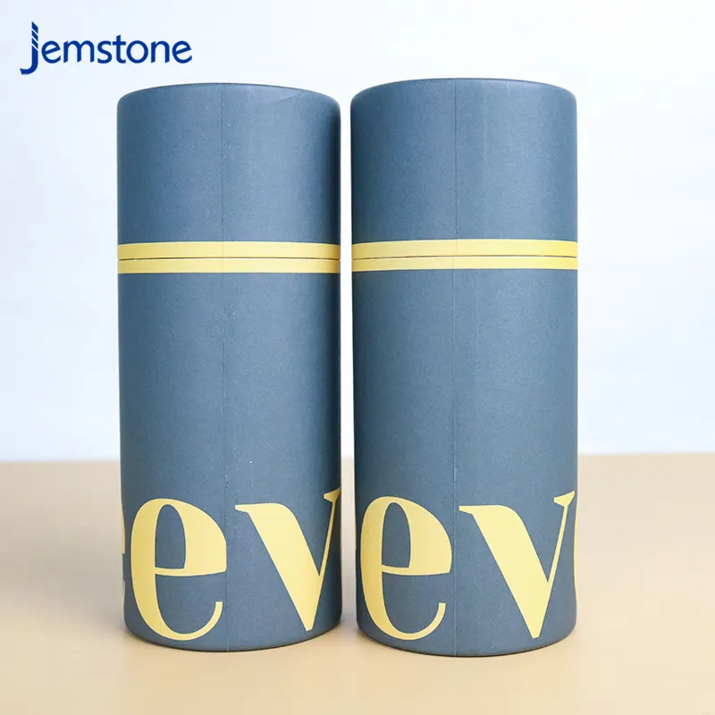 Boîte de papier de tubes d'emballage ronds de cylindre de bouteille cosmétique en carton personnalisé de haute qualité pour parfum