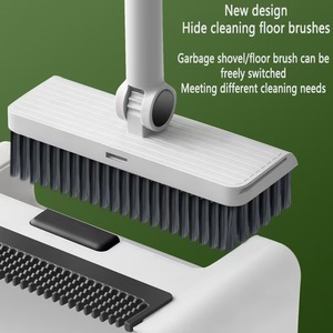 Three In One Multi Purpose Broom Set Hard Bristles Steel Handle <b>Extendable</b> Floor <b>Brush</b> For Deep <b>Cleaning</b> Corners - Product Image 5