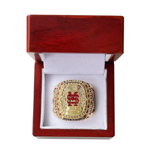 Anillo de los Cincinnati Bengals, <span class=keywords><strong>Campeones</strong></span> del AFC 2021, con Zirconia Cúbica, Logotipo 'B', Joyería Coleccionable para Fanáticos del Fútbol Americano de la NFL - Product Image 5