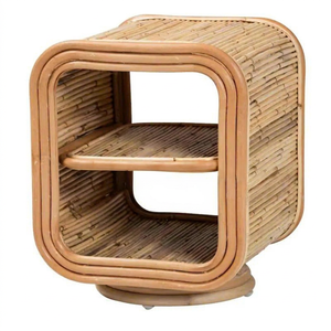 Vente en gros Table de chevet à 2 niveaux en rotin naturel au Vietnam, Mobilier de maison, - Product Image 1