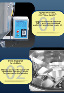 Công nghiệp tự động thép không gỉ PP bột màu <span class=keywords><strong>Mixer</strong></span> hàng loạt hạt Máy xay sinh tố với giảm tốc Khô Trộn đúc lưu trữ - Product Image 5