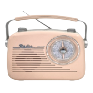 <span class=keywords><strong>Radio</strong></span> Portátil Eletree con Reproductor de Tarjeta TF USB Recargable, Estilo Retro Vintage con Esferas Grandes - Product Image 5