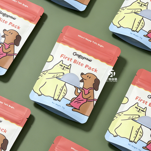Bolsas de Embalaje para Alimentos para Perros con Impresión Personalizada, Bolsas de Papel de Aluminio con Base, Resistentes a la Humedad, Embalaje para Golosinas para Mascotas, MOQ Bajo - Product Image 5
