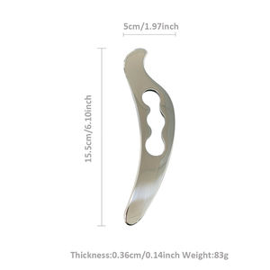 Outil médical en acier inoxydable 304 <span class=keywords><strong>Gua</strong></span> <span class=keywords><strong>Sha</strong></span> IASTM masseur facial anti-âge Guasha pour le visage relaxant du corps <span class=keywords><strong>des</strong></span> <span class=keywords><strong>yeux</strong></span> - Product Image 5