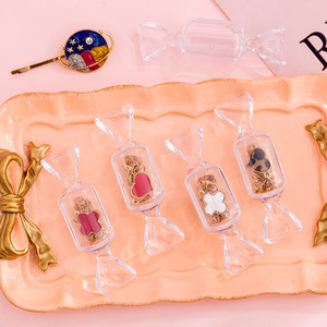Caja de Joyería Acrílica con Diseño de Caramelo, Linda y Pequeña, Caja de Regalo para Joyería, Venta al Por Mayor - Product Image 2