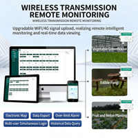 Sistema de Automatización para Invernaderos Inteligentes, Sensor 3 en 1 de CO2, Temperatura y Humedad con Modbus 4G para Cultivo Vertical de Hongos
