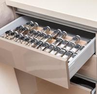 Plateau à épices en bois pour tiroirs de cuisine, organisateur d'épices en bois de pin pour tiroirs de cuisine