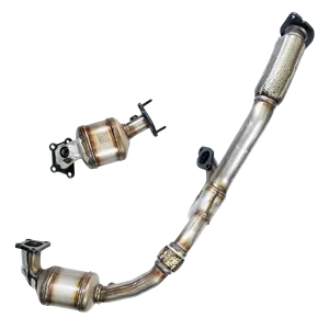 Autoparts pipa knalpot universal, konverter katalis universal untuk Cadillac SRX CTS ATS SLS 3.0 3.6 2007-2011