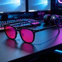 Lunettes de jeu pour ordinateur BL689, monture PC, blocage de la lumière bleue, revêtement anti-reflet AR, verres PC, lunettes de protection des yeux